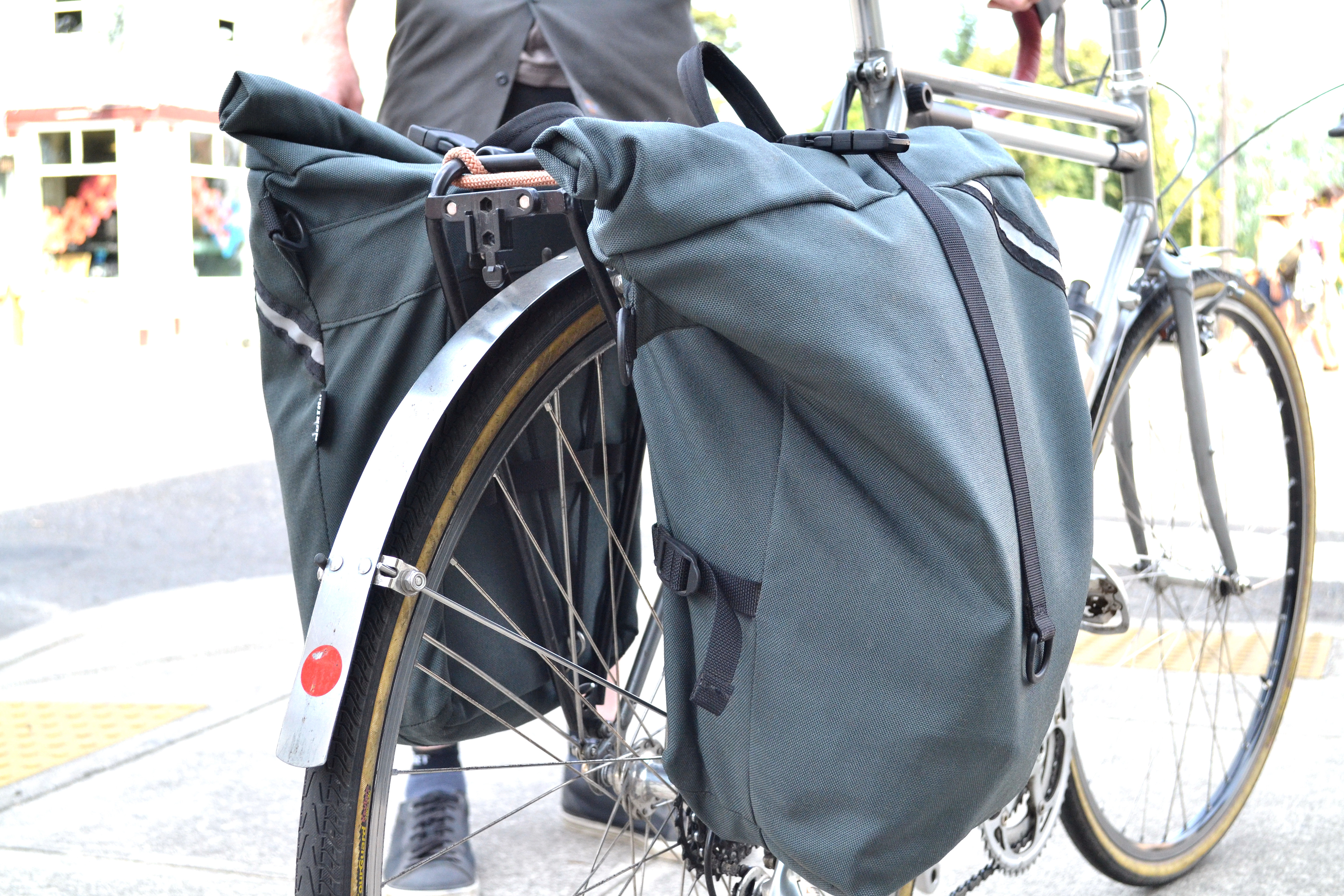Garneck Bike Basket Metal Wire Front Bag Rear Hanging Bike Basket Bicycle Bag Cargo Rack