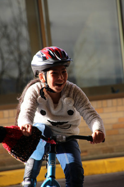 Young rider on Bike Rodeo